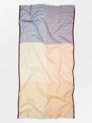 Becksöndergaard Wełniany szal w kolorze żółto-niebieskim - 200 x 100 cm rozmiar: onesize. Niebieskie szaliki i kominy damskie Becksöndergaard, bez wzorów, z materiału. Za 217.99 zł.