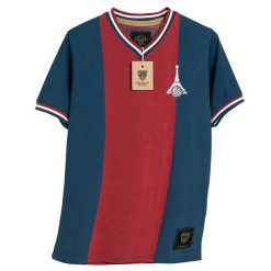 Bawełniana koszulka Football Town La Tour. Czerwone bluzki damskie FOOTBALL TOWN, xl, bez wzorów, z bawełny, sportowe, bez kołnierzyka, bez ramiączek. Za 169.00 zł.