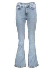 Pepe Jeans Dżinsy "Dion" - Flare fit - w kolorze błękitnym rozmiar: W28/L32. Niebieskie jeansy damskie Pepe Jeans, z podwyższonym stanem. Za 161.73 zł.