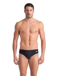 Arena Kąpielówki w kolorze czarno-białym rozmiar: 5. Białe kąpielówki męskie Arena, bez wzorów, z materiału. Za 87.19 zł.