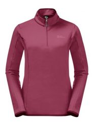 Jack Wolfskin Koszulka funkcyjna "Baiselberg" w kolorze jagodowym rozmiar: XXL. Różowe bluzki sportowe damskie Jack Wolfskin, xxl, bez wzorów, bez ramiączek. Za 162.49 zł.
