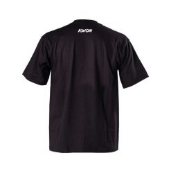 T-shirt Karaté Kwon. Czarne t-shirty damskie KWON, xl, bez wzorów, z bawełny, bez kołnierzyka. Za 116.50 zł.