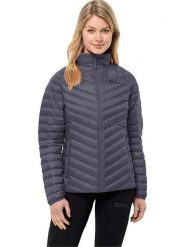 Jack Wolfskin Kurtka puchowa "Passamani" w kolorze granatowym rozmiar: XS. Niebieskie kurtki damskie Jack Wolfskin, xs, bez wzorów, z materiału, bez kaptura. Za 289.88 zł.