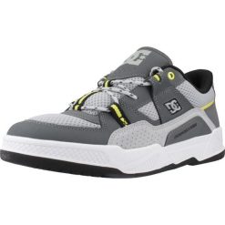 Buty DC CONSTRUCT Szary. Białe buty trekkingowe męskie DC Shoes, ze skóry, bez zapięcia, trekkingowe. Za 291.99 zł.