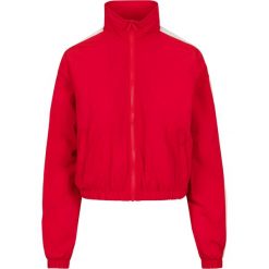 Damska klasyczna miejska parka w paski. Białe parki damskie Urban Classics, na zimę, bez wzorów. Za 198.50 zł.