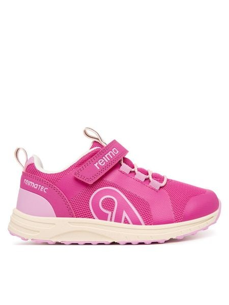 Reima Sneakersy Enkka 5400007A-4750 Różowy. Czerwone buty sportowe dziewczęce Reima, bez wzorów, ze skóry, bez zapięcia. Za 349.99 zł.