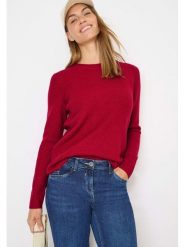Cecil Sweter w kolorze czerwonym rozmiar: XL. Czerwone swetry klasyczne damskie Cecil, xl, bez kołnierzyka. Za 135.17 zł.