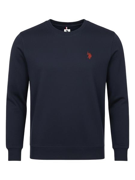 US Polo Assn Bluza w kolorze granatowym rozmiar: L. Niebieskie bluzy bez kaptura męskie US POLO ASSN, l, z bawełny. Za 119.95 zł.
