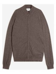 Perfect Cashmere Kaszmirowy kardigan "Jules" w kolorze szarobrązowym rozmiar: M. Brązowe kardigany męskie Perfect Cashmere, m, bez wzorów, z kaszmiru, bez kołnierzyka. Za 500.99 zł.