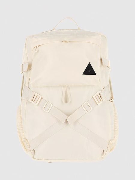 4F Plecak w kolorze kremowo-beżowym - 30 x 46 cm rozmiar: onesize. Brązowe plecaki damskie 4f, bez wzorów, z materiału. Za 80.45 zł.