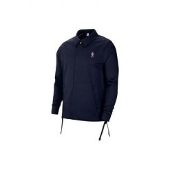 Kurtka uniwersalna męska Nike Nba Team 31 Coach Courtside College. Czarne kurtki treningowe męskie Nike, m, bez wzorów, z syntetyku, do biegania. Za 679.00 zł.