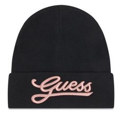 Czapka Guess. Czarne czapki zimowe damskie Guess. Za 159.99 zł.
