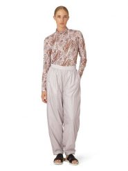 Ilse Jacobsen Spodnie w kolorze jasnoróżowym rozmiar: M. Różowe spodnie materiałowe damskie Ilse Jacobsen, bez wzorów, z materiału. Za 165.99 zł.