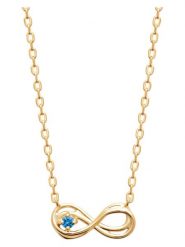 L'Atélier Précieux Pozłacany naszyjnik z elementem ozdobnym - dł. 45 cm rozmiar: onesize. Niebieskie naszyjniki damskie L'Atélier Précieux, pozłacane. Za 208.99 zł.