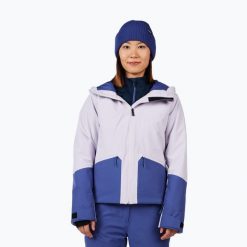 Kurtka narciarska damska Rossignol Rochrun Insulated. Fioletowe kurtki damskie Rossignol, bez wzorów, bez kaptura, narciarskie. Za 1,169.00 zł.
