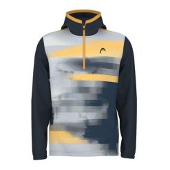Bluza z kapturem męska TOPSPIN. Niebieskie bluzy z kapturem męskie HEAD, m, z bawełny. Za 371.05 zł.
