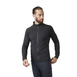 Bluza polarowa sportowa Rab Nexus. Czarne bluzy bez kaptura męskie RAB, z polaru. Za 409.99 zł.