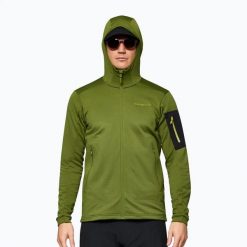 Bluza trekkingowa męska NORRONA Falketind Warm2 Stretch Hood. Zielone bluzy z kapturem męskie NORRONA, m, z elastanu. Za 585.99 zł.