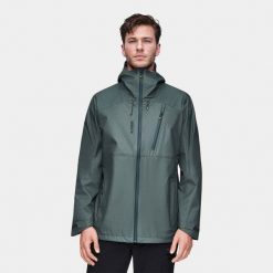 Kurtka męska 3 warstwowa Alpinus Nookat przeciwdeszczowa. Zielone kurtki męskie Alpinus, l, bez wzorów, sportowe, bez kaptura. Za 599.00 zł.