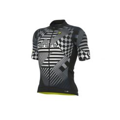 Koszulka rowerowa męska Alé Cycling PR-S Checker. Czerwone t-shirty sportowe męskie ALÉ CYCLING, m, bez ramiączek, rowerowe. W wyprzedaży za 448.99 zł.
