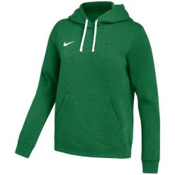 Bluza damska Nike Park 26 Fleece Hoodie. Zielone bluzy bez kaptura damskie Nike, z bawełny. Za 186.99 zł.