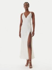 Bardot Sukienka wieczorowa Romaya 60334DB Écru Regular Fit. Sukienki damskie BARDOT, bez wzorów, z syntetyku, wizytowe, bez kołnierzyka, bez ramiączek. Za 819.99 zł.