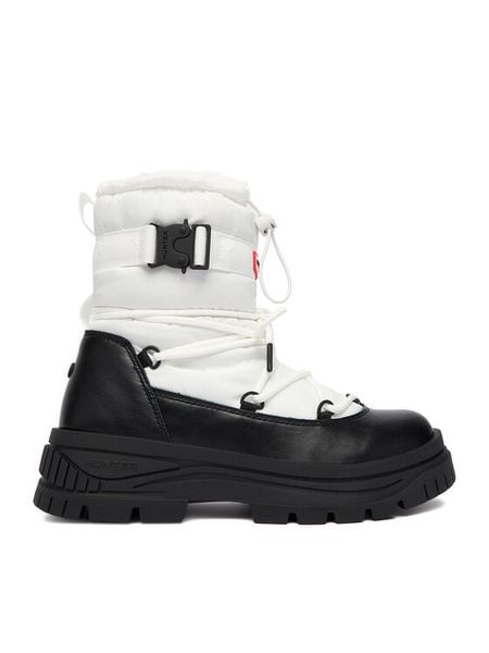 Hunter Śniegowce CEO-H8-378 Biały. Białe śniegowce damskie Hunter, z materiału. Za 249.99 zł.