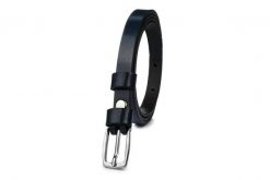 Beltimore skórzany damski pasek granatowy wąski U49 : Kolory - granatowy, Rozmiar pasków - r.90-105 cm. Niebieskie paski damskie bez wzorów, klasyczne. Za 43.99 zł.