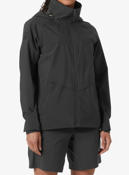 Kurtka przeciwdeszczowa damska Helly Hansen W HP Racing Hooded Jacket. Szare kurtki damskie Helly Hansen, l, bez kaptura. Za 778.30 zł.