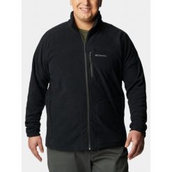 Sweter Męski Columbia Fast Trek II. Czarne swetry męskie Columbia, m, bez wzorów, z polaru, bez kołnierzyka. W wyprzedaży za 233.10 zł.