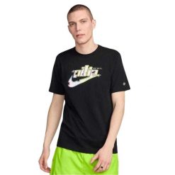 T-shirt Męski Sportswear. Czarne t-shirty męskie Nike, m, bez wzorów, z bawełny, bez kołnierzyka. Za 232.99 zł.