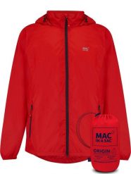 Mac in a Sac - Płaszcz przeciwdeszczowy - Czerwony. Czerwone płaszcze damskie Mac In A Sac, l, bez wzorów, z materiału, klasyczne. Za 308.50 zł.