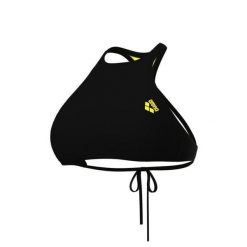 Damski top do kostiumu kąpielowego Arena Crop Think. Czarne bikini damskie Arena, bez wzorów. Za 197.00 zł.