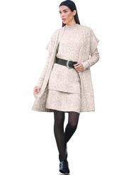 Heine Kardigan w kolorze beżowym rozmiar: 40. Brązowe kardigany damskie Heine, bez wzorów, z wełny. Za 78.47 zł.