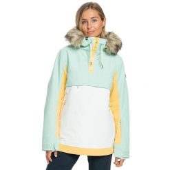 Kurtka snowboardowa damska ROXY Shelter. Kurtki damskie Roxy, m, bez wzorów, bez kaptura, narciarskie. W wyprzedaży za 931.95 zł.