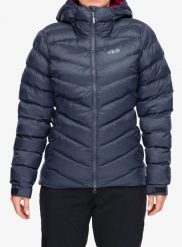 Kurtka ocieplana damska Rab Nebula Pro Jacket. Niebieskie kurtki damskie RAB, na zimę, xs, bez wzorów, z materiału, bez kaptura. Za 824.99 zł.