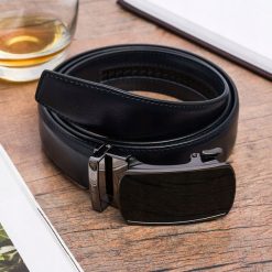 Pasek męski skórzany automat 3,5 szeroki duża metalowa klamra Alessandro AP19 : Kolory - granatowy, Rozmiar pasków - r.115-130 cm. Niebieskie paski męskie Alessandro Paoli, bez wzorów, z materiału. Za 99.99 zł.