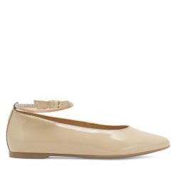 Baleriny Lasocki. Brązowe baleriny damskie Lasocki, bez wzorów, bez obcasa. Za 169.99 zł.