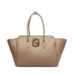 Torebka Just Cavalli. Brązowe torebki klasyczne damskie Just Cavalli, bez wzorów, bez dodatków. Za 939.99 zł.