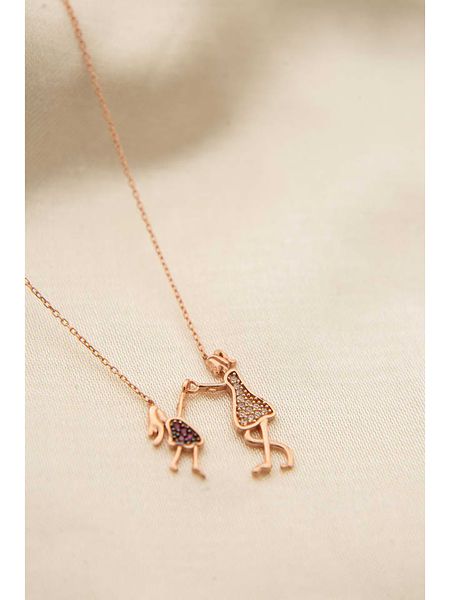 Lodie Silver Srebrny naszyjnik z elementem ozdobnym - dł. 43 cm rozmiar: onesize. Szare naszyjniki damskie Lodie Silver, srebrne. Za 65.99 zł.