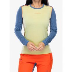 Bluza termoaktywna damska La Sportiva Tour Long Sleeve. Niebieskie bluzy bez kaptura damskie La Sportiva, l. Za 277.99 zł.
