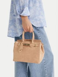 Nine West Torebka CEO-Lexa-LDA8378 Beżowy. Brązowe torebki klasyczne damskie Nine West, bez wzorów, z materiału, bez dodatków. Za 199.99 zł.