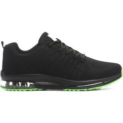 Czarno-Zielone Buty Sportowe Generalize. Czarne buty sportowe na co dzień męskie Born2be, bez zapięcia. Za 129.99 zł.