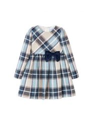 Mayoral Sukienka codzienna 4924 Niebieski Regular Fit. Niebieskie sukienki dziewczęce Mayoral, bez wzorów, z syntetyku, bez ramiączek. Za 219.99 zł.