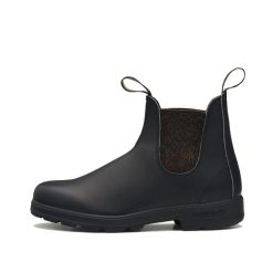 Sztyblety unisex, Chelsea Boots. Czarne sztyblety męskie Blundstone, z materiału, bez zapięcia. Za 889.99 zł.