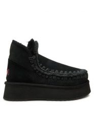 Mou Śniegowce Mini Eskimo Platform Boot FW681000A Czarny. Czarne śniegowce damskie Mou, ze skóry. Za 749.99 zł.