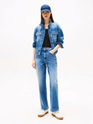 TOMMY JEANS Dżinsy - Regular fit - w kolorze niebieskim rozmiar: W26/L30. Niebieskie jeansy damskie Tommy Jeans, z podwyższonym stanem. Za 250.35 zł.
