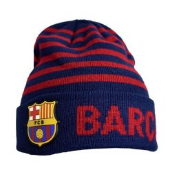 Czapka FC Barcelona BARCA - oficjalna licencjonowana. Niebieskie czapki męskie FC Barcelona, bez wzorów. Za 99.00 zł.