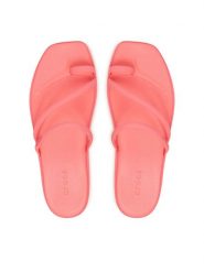 Crocs Japonki Miami Toe Loop Sandal 209862 Różowy. Czerwone klapki damskie Crocs, bez wzorów, z tworzywa sztucznego, bez obcasa. Za 179.99 zł.