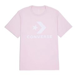 Koszulka Converse Go-To Star Chevron Logo Standard-Fit T. Czerwone bluzki sportowe damskie Converse, s, bez wzorów, bez ramiączek. Za 79.99 zł.